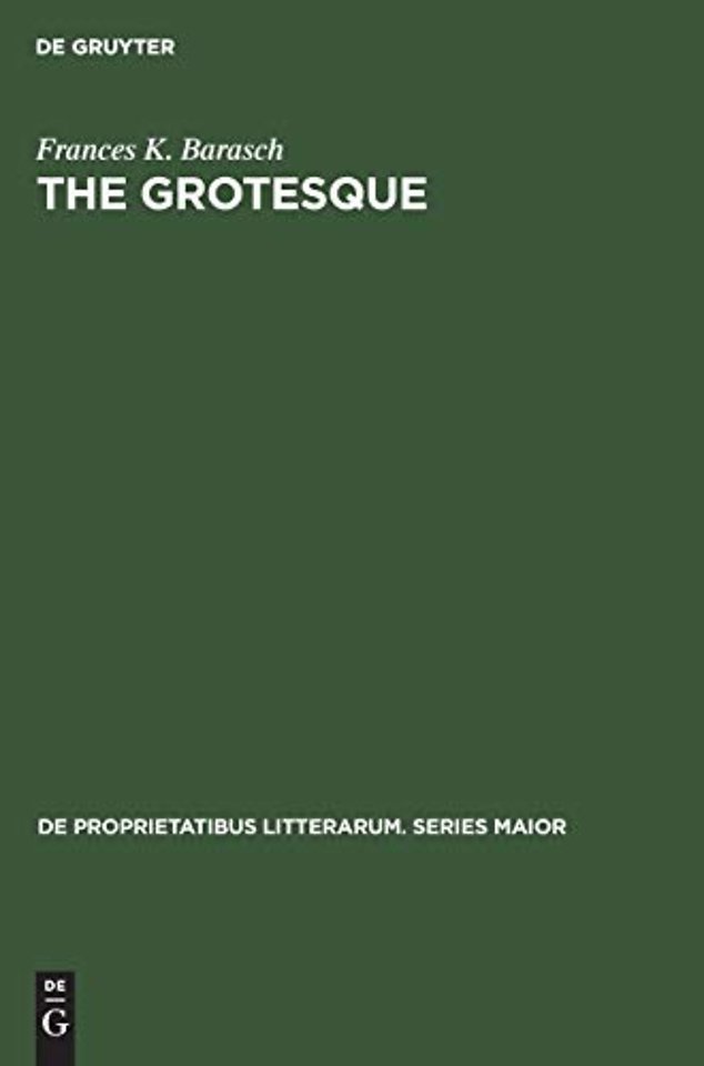 The grotesque – A study in meanings