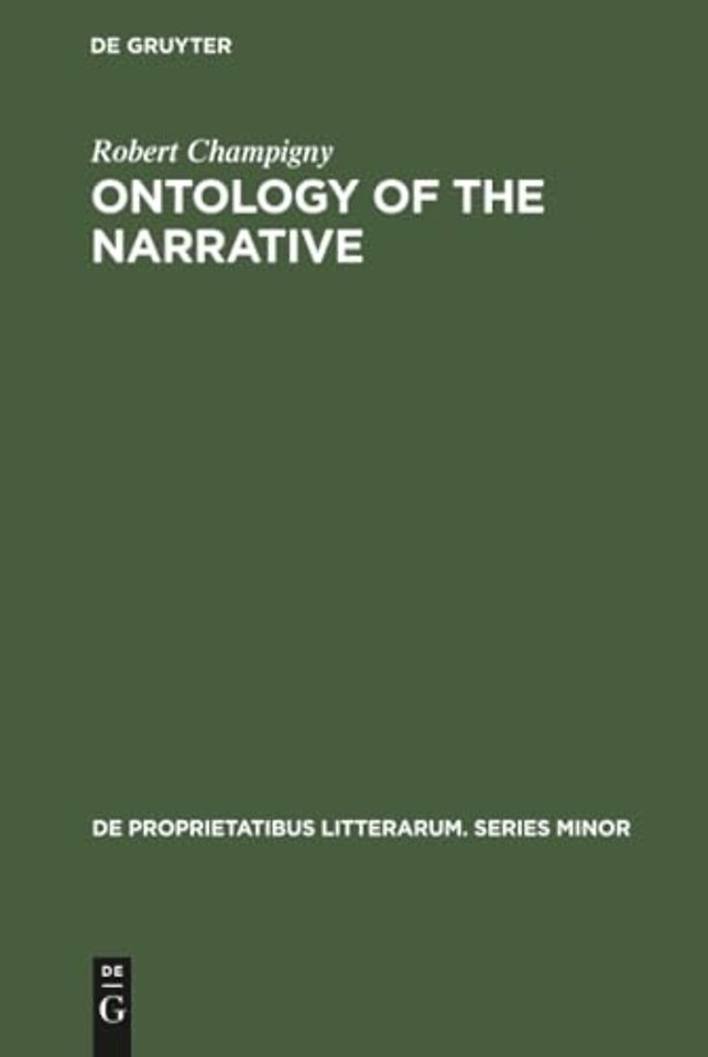 Ontology of the narrative – An analysis