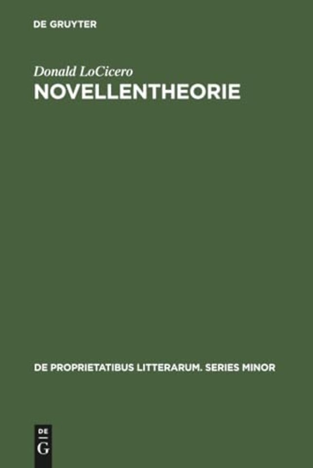 Novellentheorie – The practicality of the theoretical