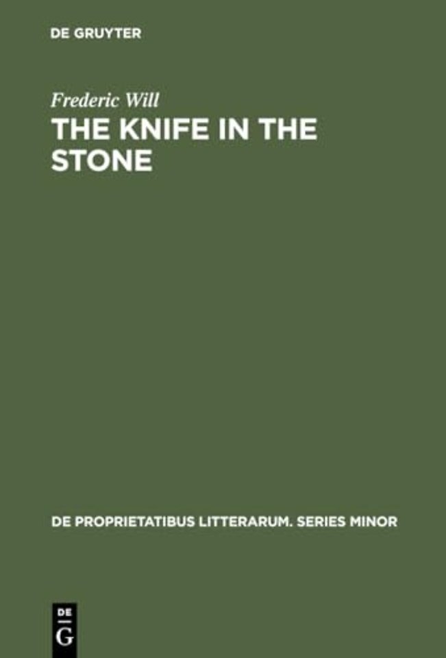 The Knife in the Stone – Essays in Literary Theory
