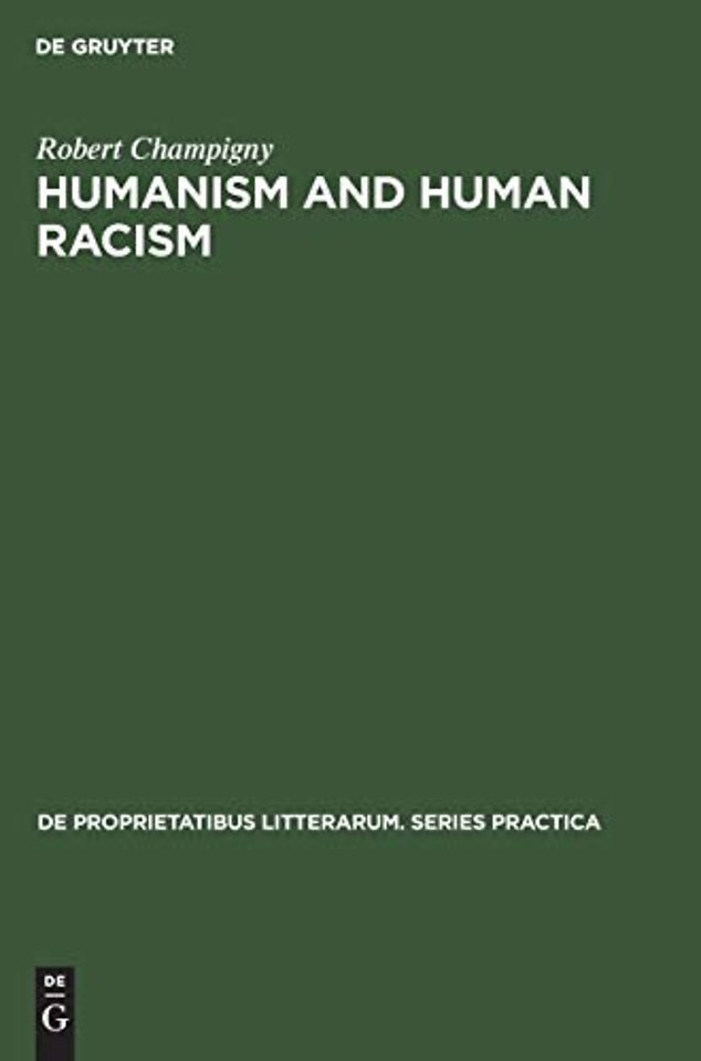 Humanism and human racism – A critical study of essays by Sartre and Camus