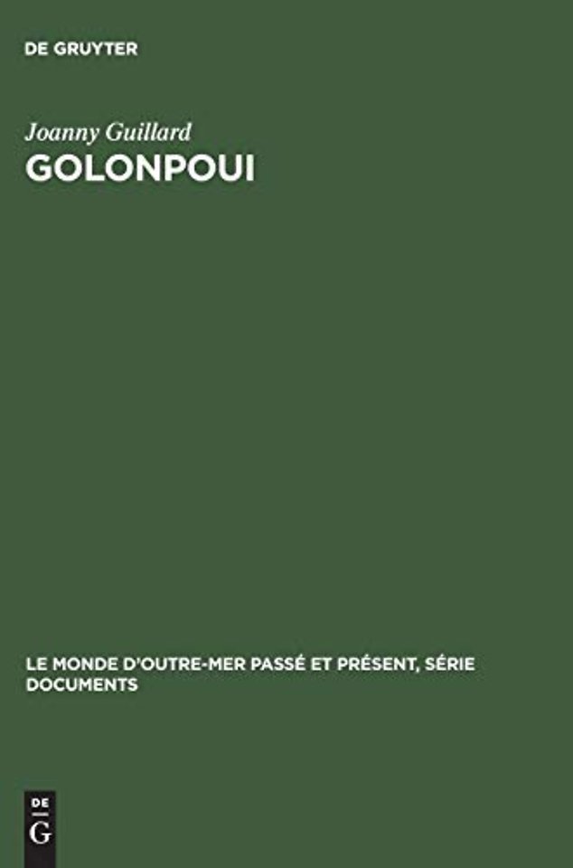 Golonpoui – Analyse des conditions de modernisation d`un village du Nord–Cameroun