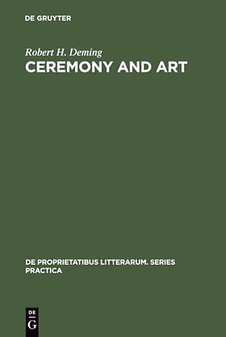 Ceremony and Art – Robert Herrick`s Poetry