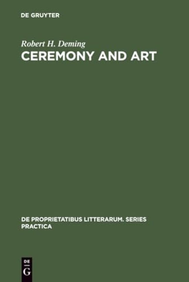 Ceremony and Art – Robert Herrick`s Poetry