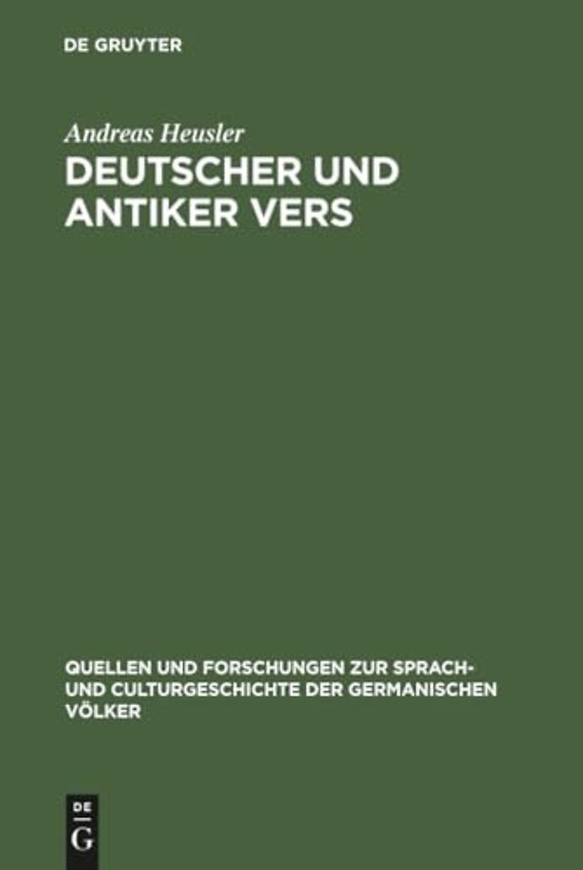 Deutscher und antiker Vers – Der falsche Spondeus und angrenzende Fragen