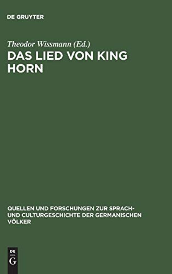 Das Lied von King Horn – Mit Einleitung Anmerkungen und Glossar