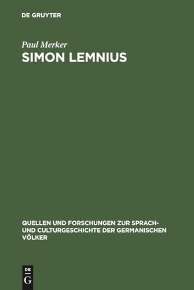 Simon Lemnius – Ein Humanistenleben