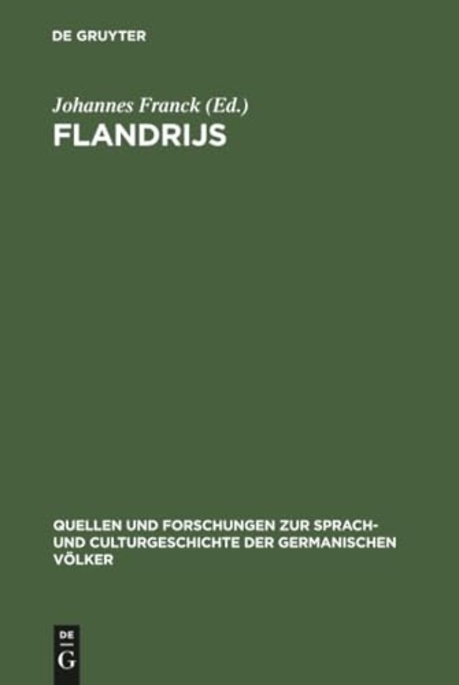 Flandrijs – Fragmente eines mittelniederländischen Rittergedichtes