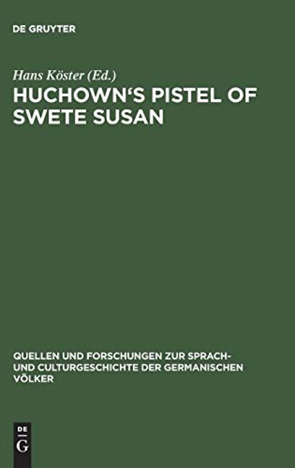 Huchown`s Pistel of swete Susan – Kritische Ausgabe