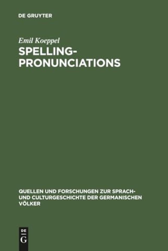 Spelling–pronunciations – Bemerkungen über den Einfluss des Schriftbildes auf den Laut im Englischen