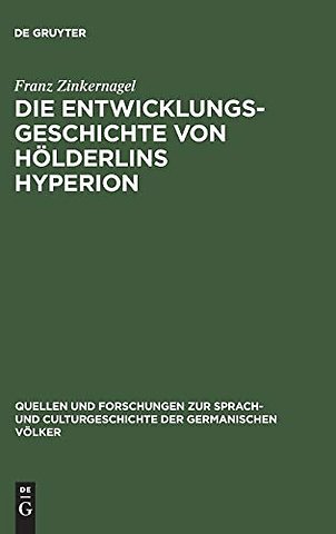 Die Entwicklungsgeschichte von Hölderlins Hyperion