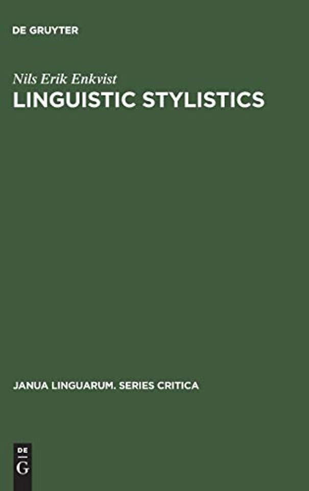 Linguistic stylistics