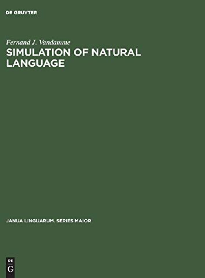 Simulation of natural language – A first approach