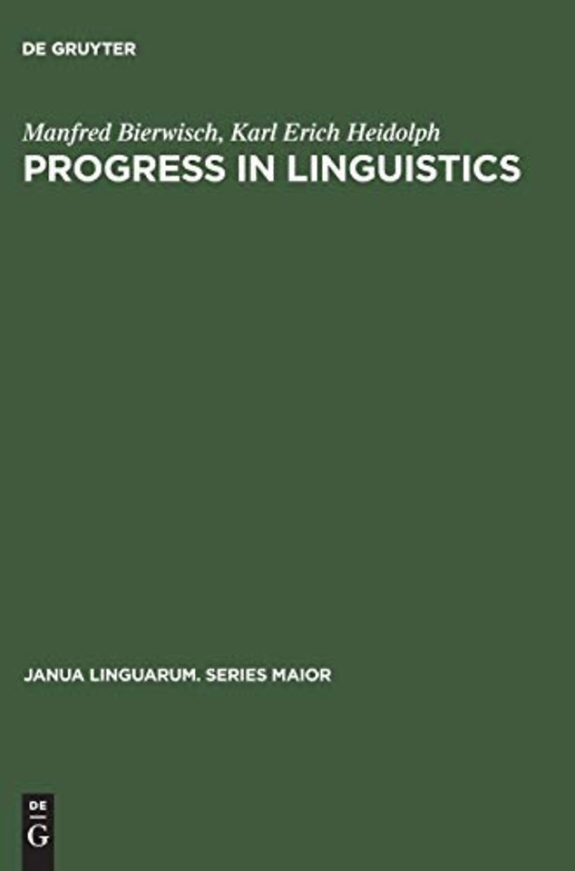 Progress in Linguistics – A Collection of Papers