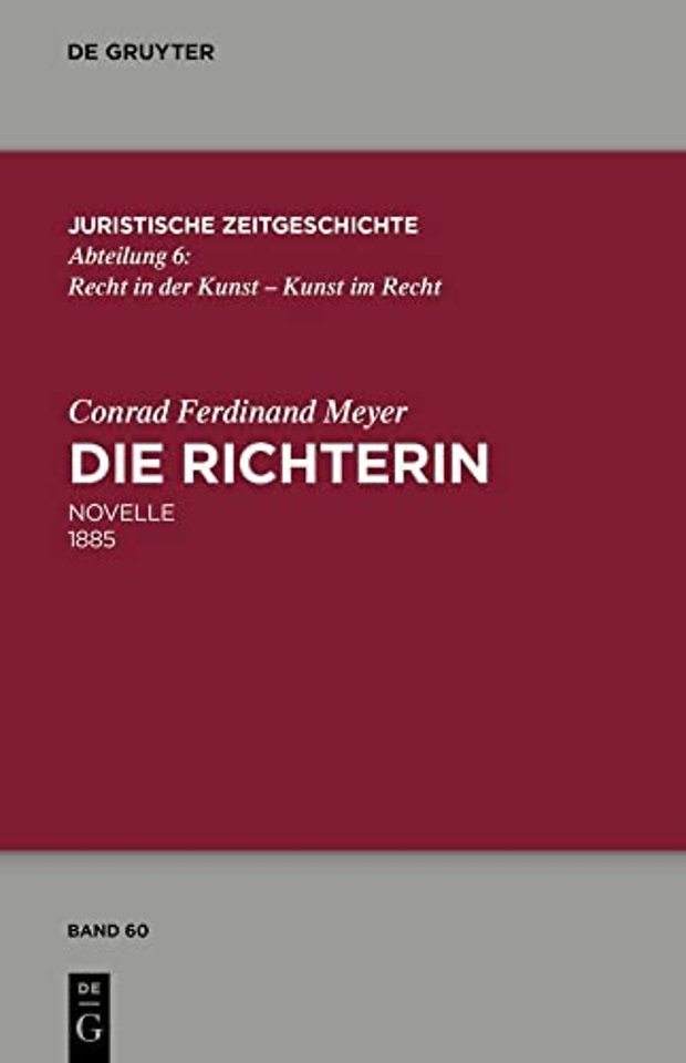 Die Richterin – Novelle 1885