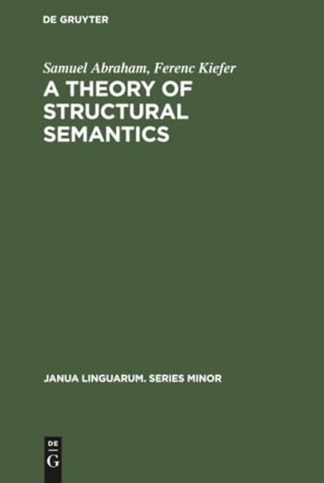 A theory of structural semantics