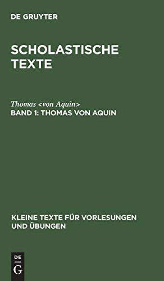 Thomas von Aquin – Texte zum Gottesbeweis