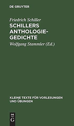 Schillers Anthologie–Gedichte