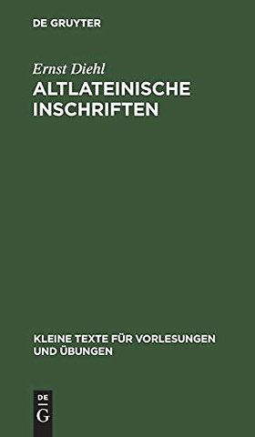 Altlateinische Inschriften