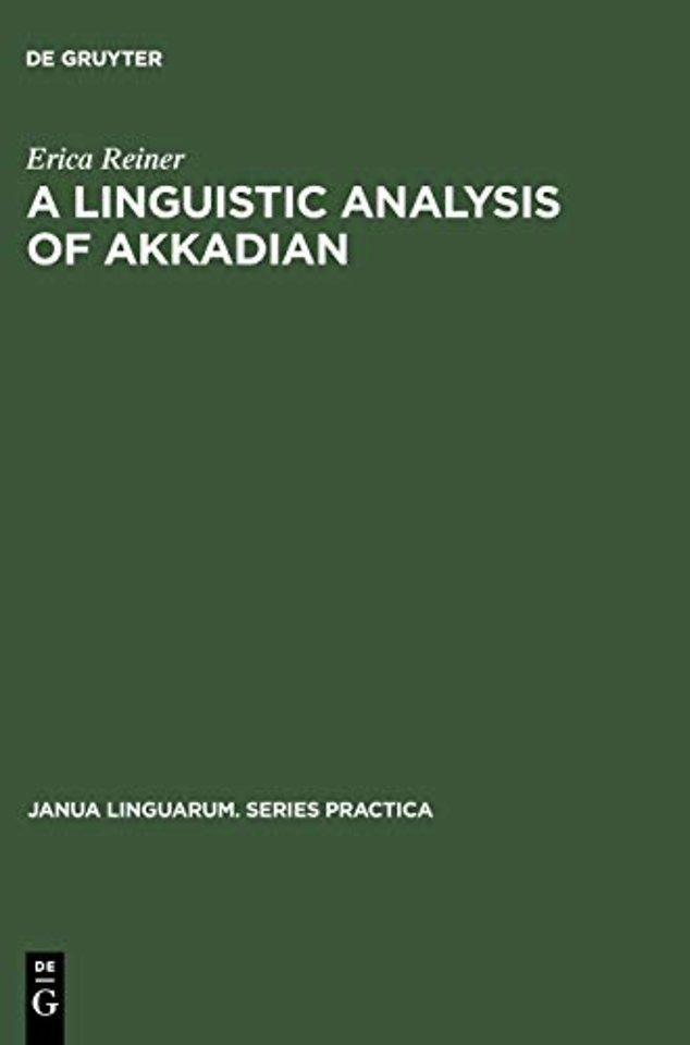 A Linguistic Analysis of Akkadian