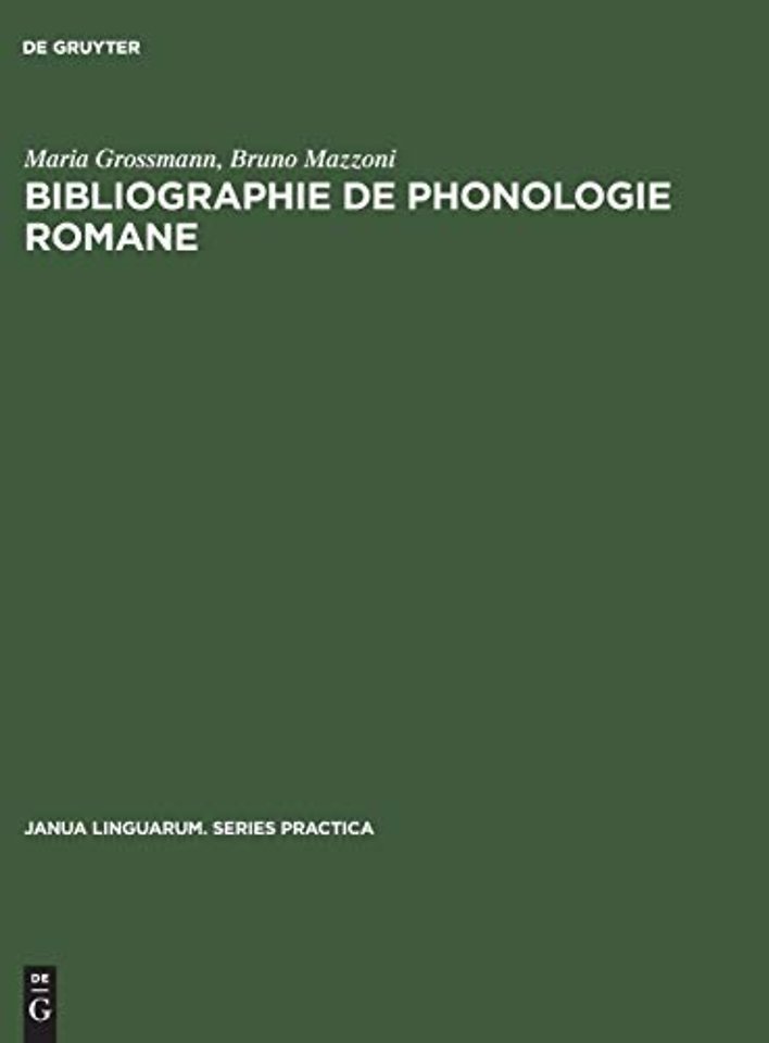 Bibliographie de phonologie romane