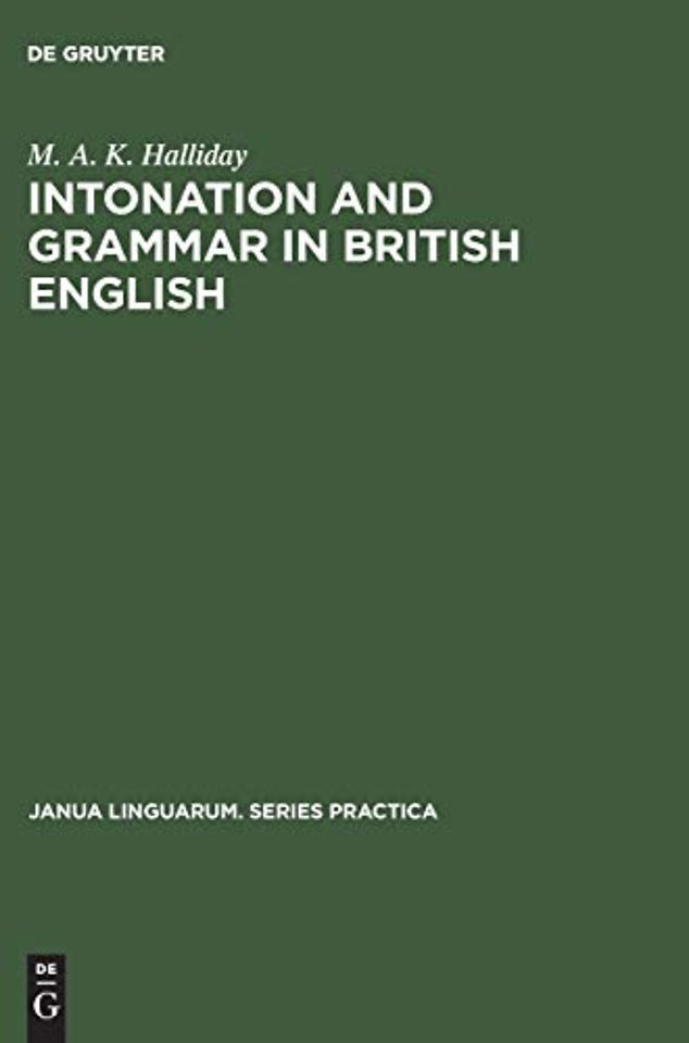 Intonation and grammar in British English