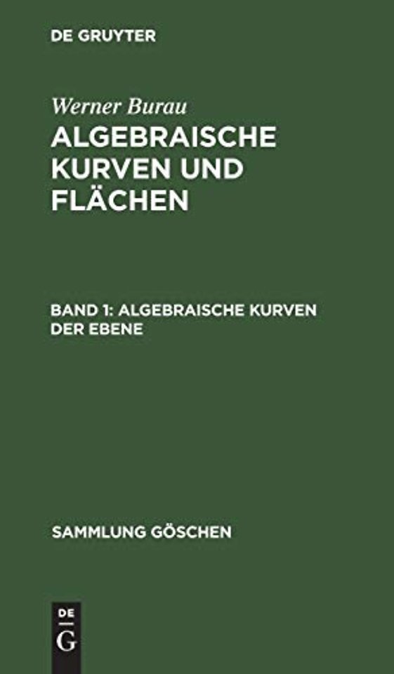 Algebraische Kurven der Ebene