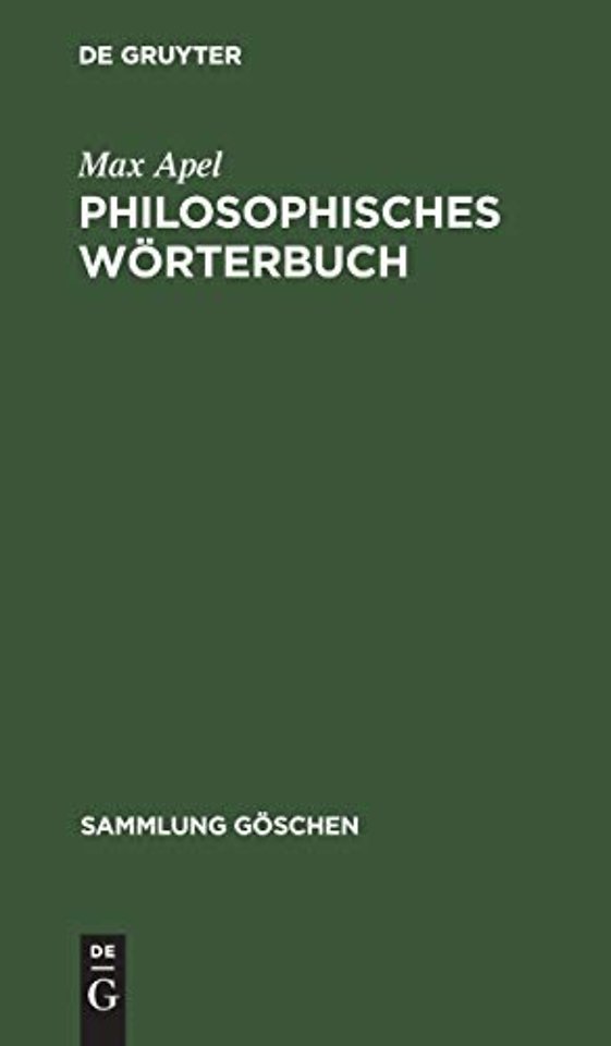 Philosophisches Wörterbuch