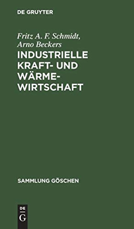 Industrielle Kraft– und Wärmewirtschaft