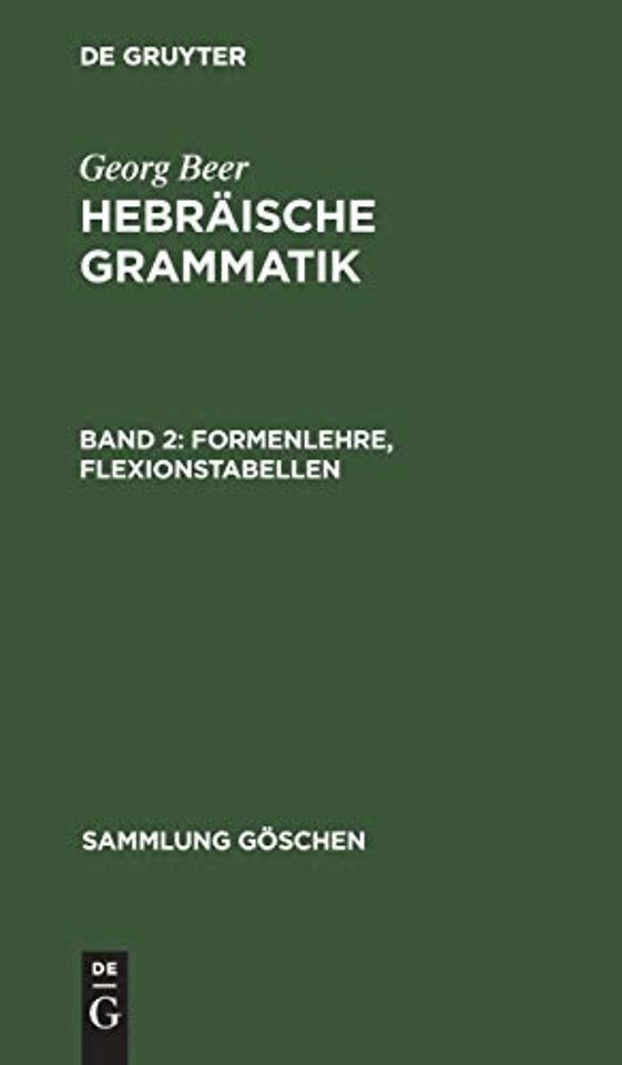 Formenlehre, Flexionstabellen