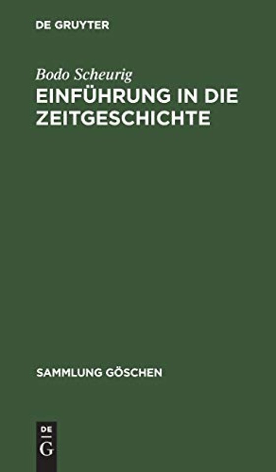 Einführung in die Zeitgeschichte