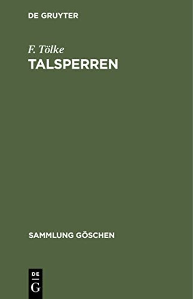 Talsperren