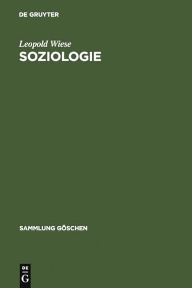 Soziologie – Geschichte und Hauptprobleme