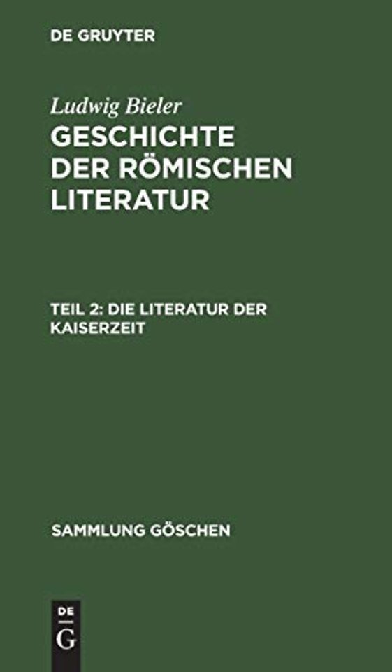 Die Literatur der Kaiserzeit