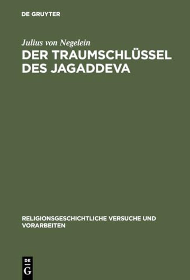 Der Traumschlüssel des Jagaddeva – Ein Beitrag zur indischen Mantik