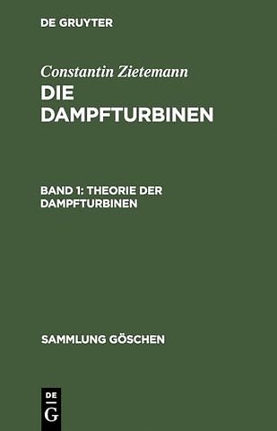 Theorie der Dampfturbinen