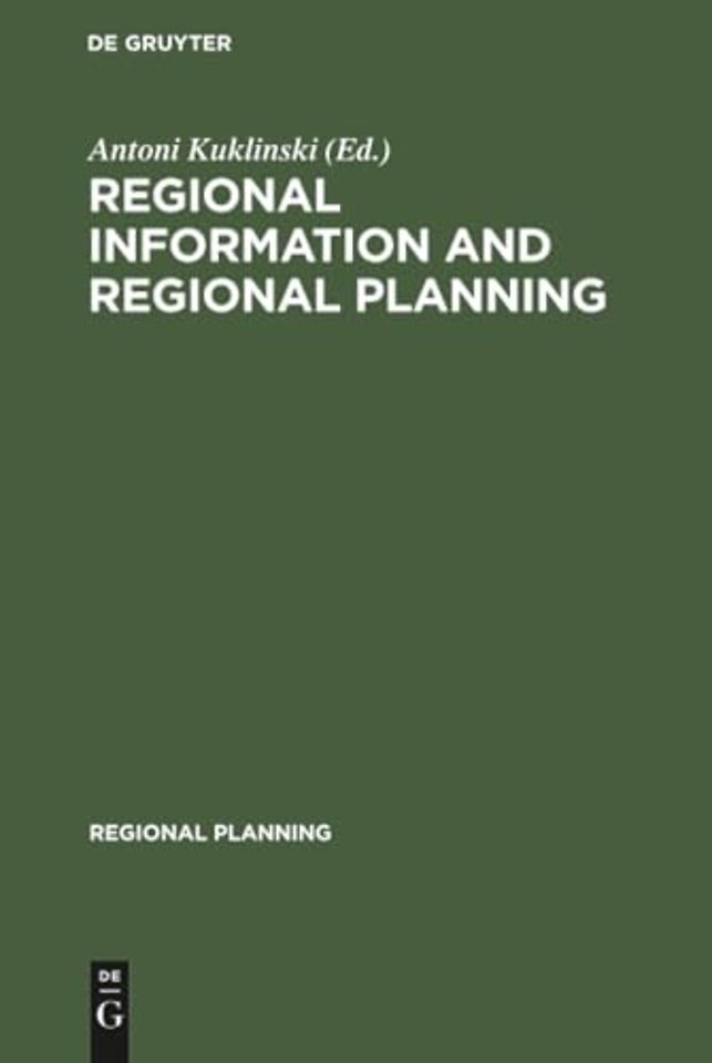 Regional information and regional planning