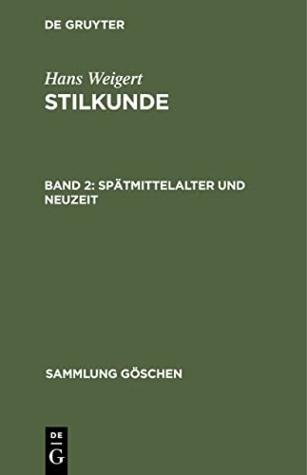 Spätmittelalter und Neuzeit