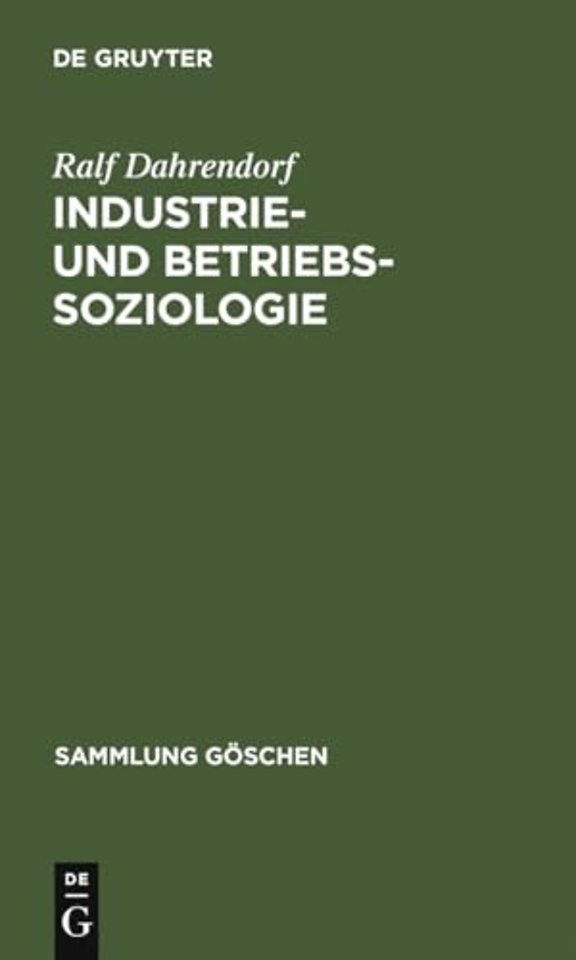 Industrie– und Betriebssoziologie