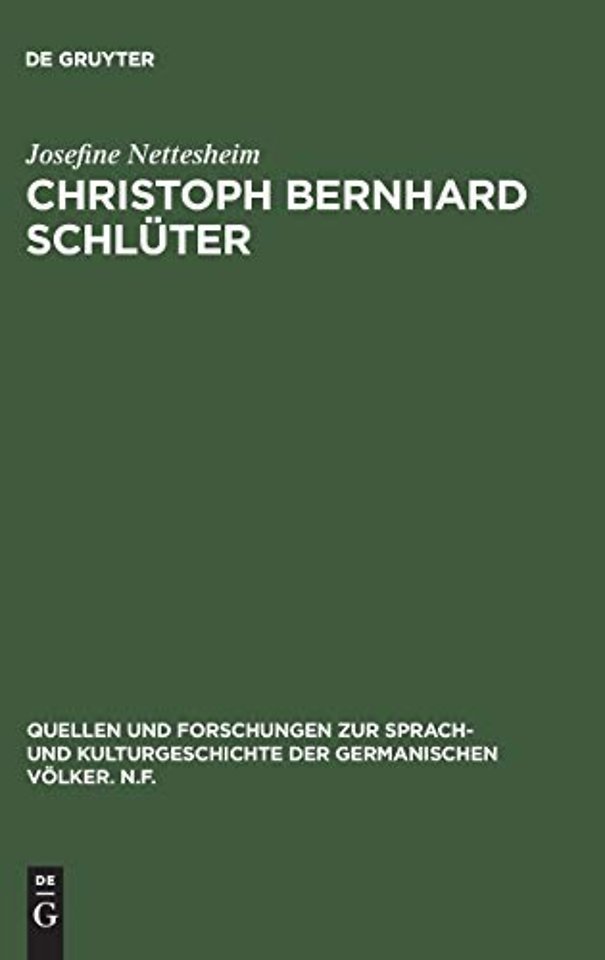 Christoph Bernhard Schlüter – Eine Gestalt des deutschen Biedermeier; dargestellt unter Benutzung neuer Quellen mit einem Anhang bisher un