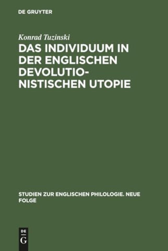 Das Individuum in der englischen devolutionistischen Utopie