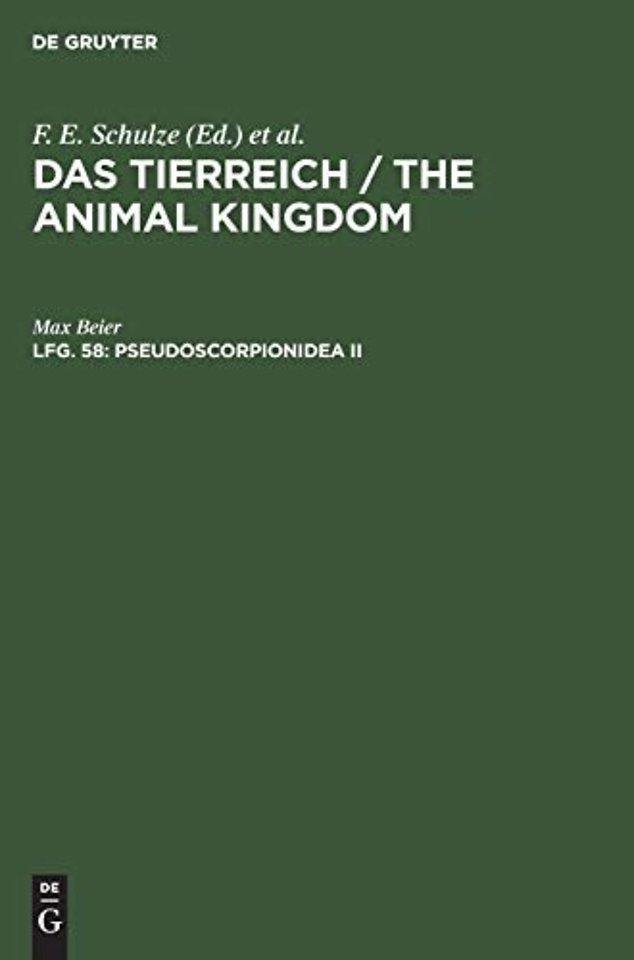 Pseudoscorpionidea II