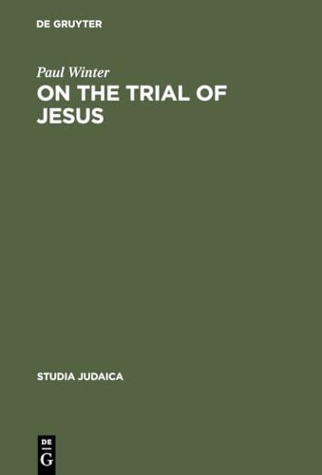 On the Trial of Jesus