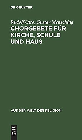 Chorgebete für Kirche, Schule und Haus – Mit einem Nachtrag