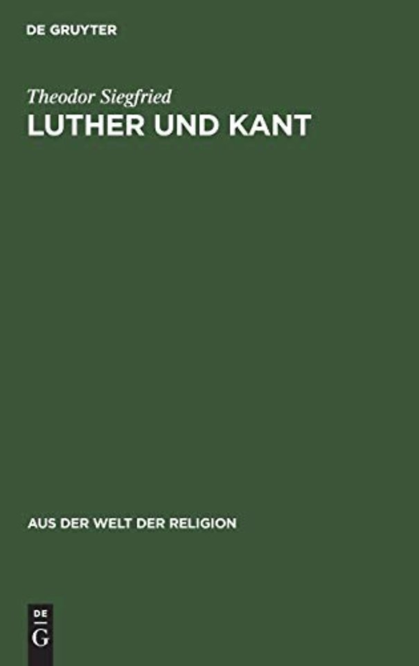 Luther Und Kant