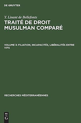 Filiation, incapacités, libéralités entre vifs