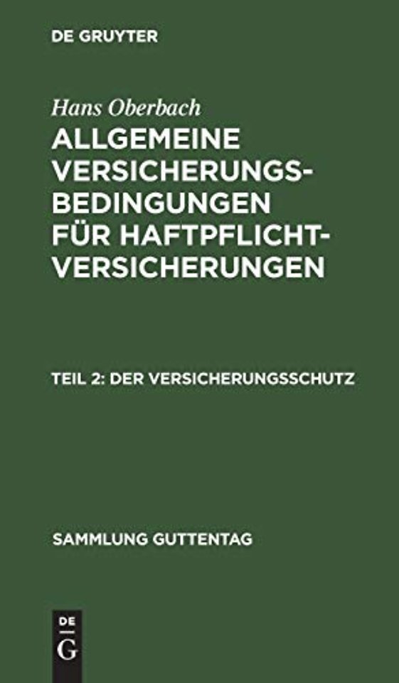 Der Versicherungsschutz