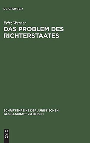 Das Problem des Richterstaates
