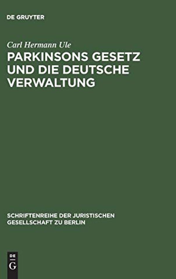 Parkinsons Gesetz und die deutsche Verwaltung