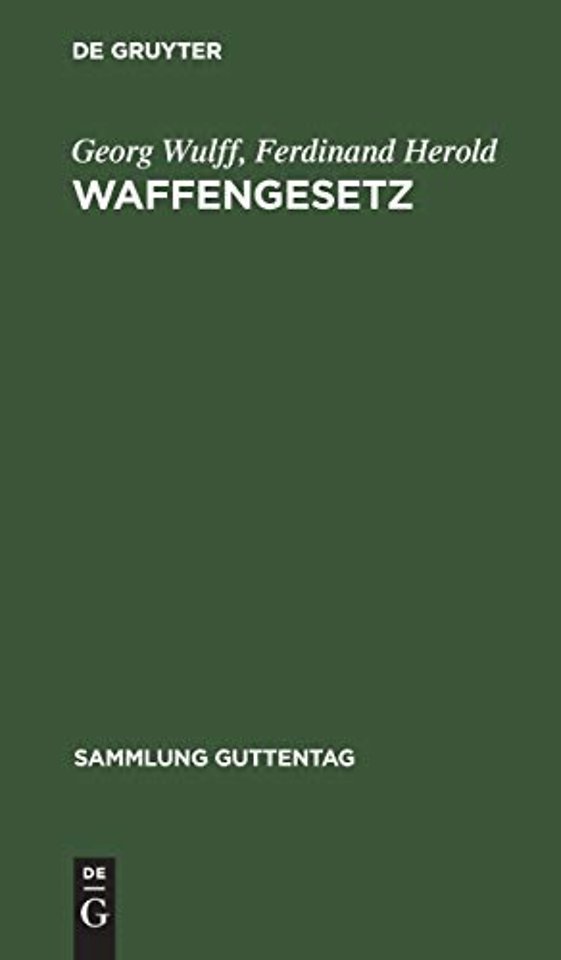 Waffengesetz
